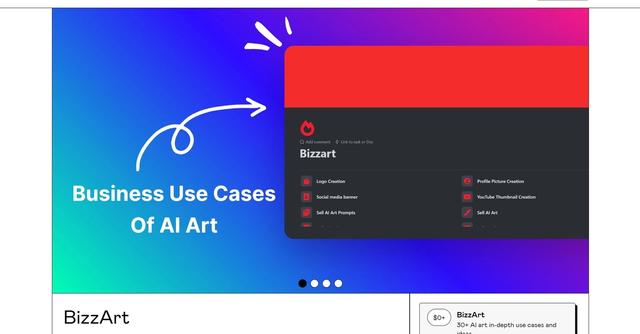 BizzArt - Ideas for your next AI business with the help of BizzArt
