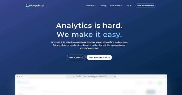 Flowpoint - Leverage AI to optimize conversions, prioritize impactful solutions, and enhance ROI with data-driven decisions.