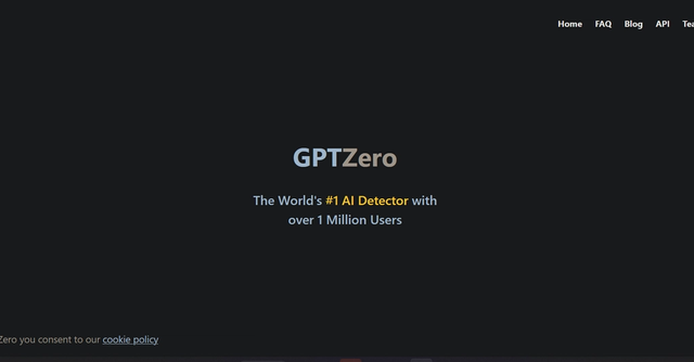 GPTZero - Worlds most used AI content detector