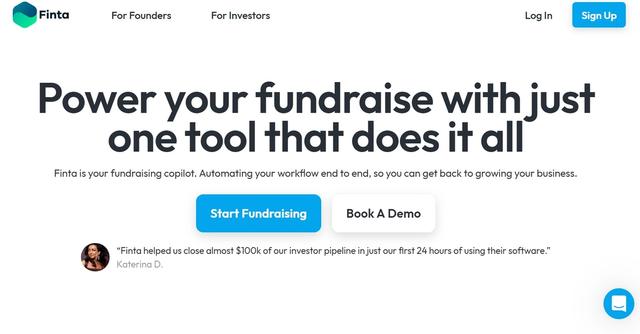 Finta - Automate fundraising workflow & grow your business.
