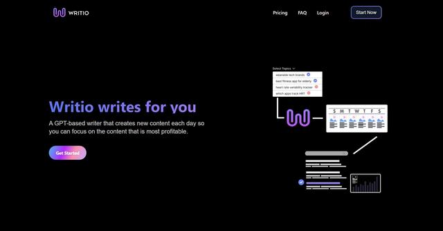 Writio - Writio is a sophisticated yet user-friendly AI-based writing tool designed to assist users in creating fresh content consistently.