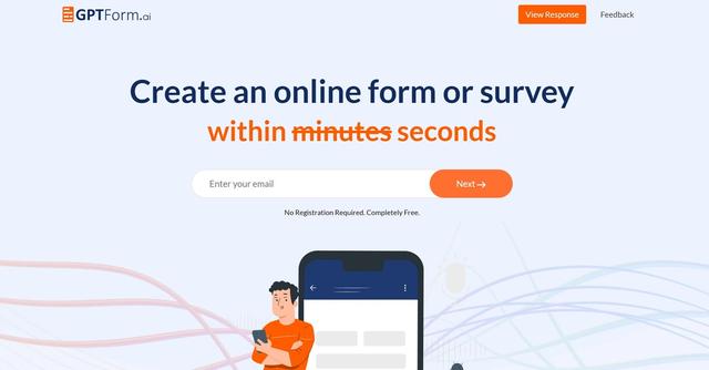 GPTForm - Generated online forms and surveys.