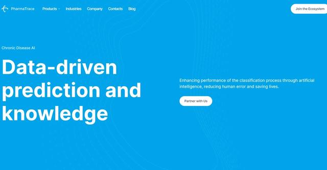 PharmaTrace - Predicts & manages chronic diseases for healthcare.