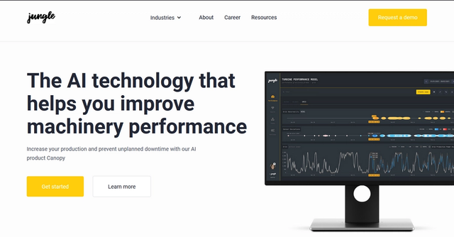 Jungle AI - The AI technology that helps you improve machinery performance