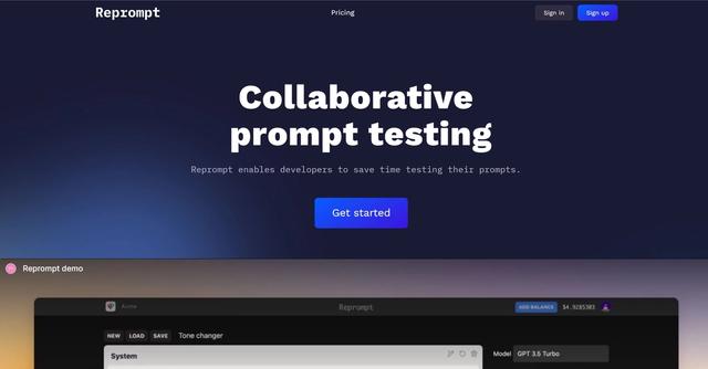 Reprompt - Efficient AI prompt testing and optimization tool for developers