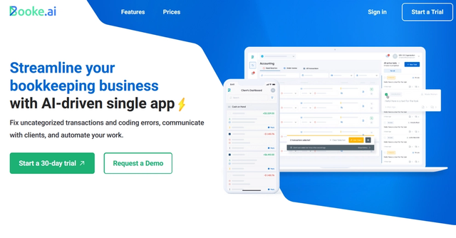 Booke AI - Streamline your bookkeeping business with AI-driven single app