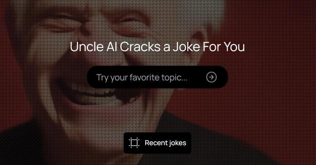 AI is a Joke - Enter a topic and it will give you a joke along with an AI generated image