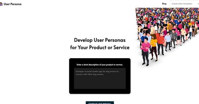 User Persona - UserPersona.dev is an AI-powered platform that enables users to create detailed user personas quickly and easily.