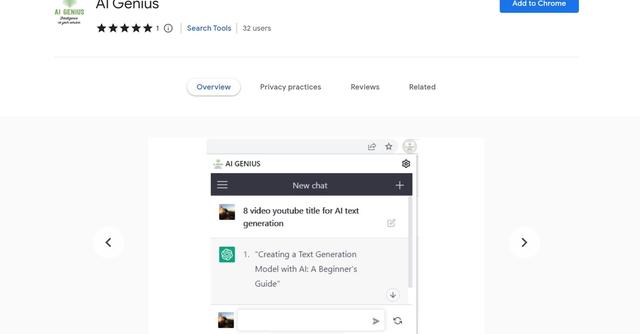 AI Genius - Introducing AI Genius - Your 24/7 AI-Powered Assistant for your Browser