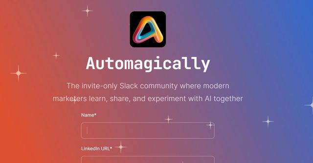 Automagically - Community for Marketers to experiment with AI