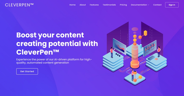 CleverPen - Bulk, AI-driven long-form content in one click.