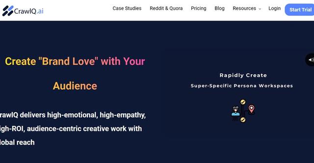 CrawlQ.ai - Create "Brand Love" with global audience-centric creative work.
