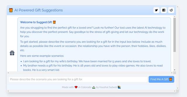 Suggest Gift - Find the perfect gift and say goodbye to gift-giving stress!