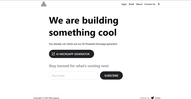 Microapp AI - React + Tailwind CSS components generated with AI.