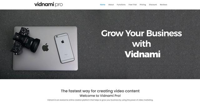 Vidnami Pro - Vidnami Pro is an AI-driven online creation platform that enables businesses to create various types of video content, including content videos, sales videos, influencer videos, e-commerce ads, course videos, real estate videos, and more.