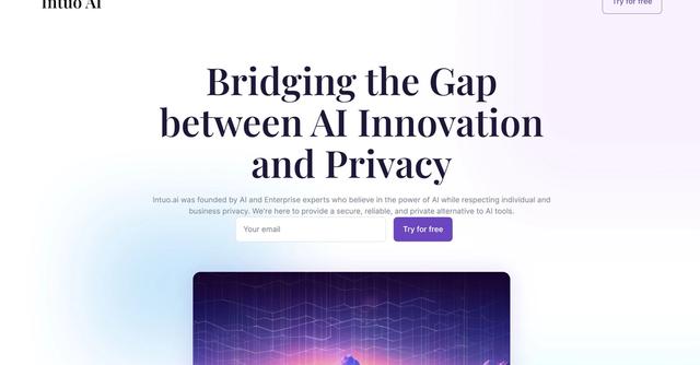 Intuo AI - Privacy-focused, generative AI platform with advanced capabilities and data security