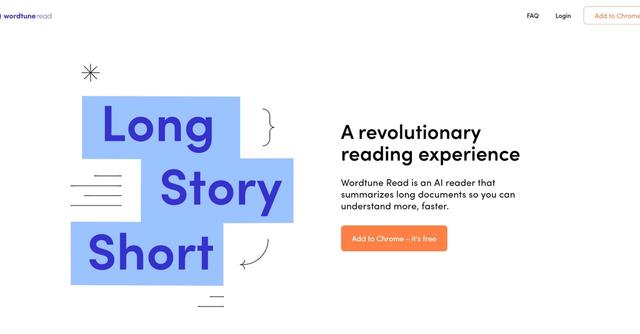 Wordtune - Improve your writing and summarize long documents with Wordtune.