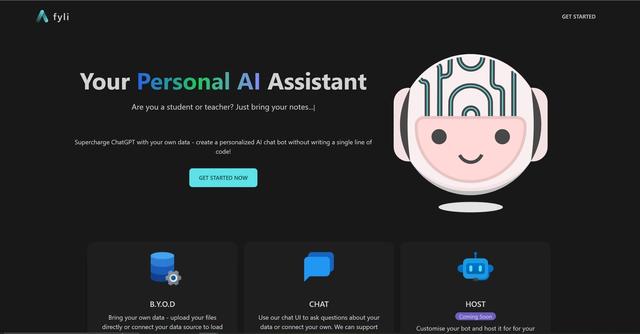 Fyli - Created personalized chatbots.