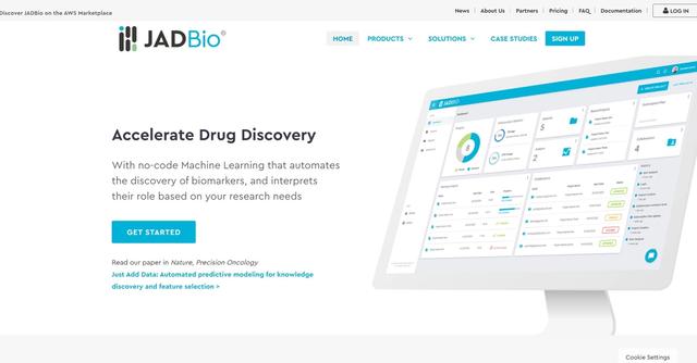JADBio - JADBio is a no-code machine learning tool that automates the discovery of biomarkers, making it ideal for researchers in drug discovery, biomarker identification, and response to treatment studies.