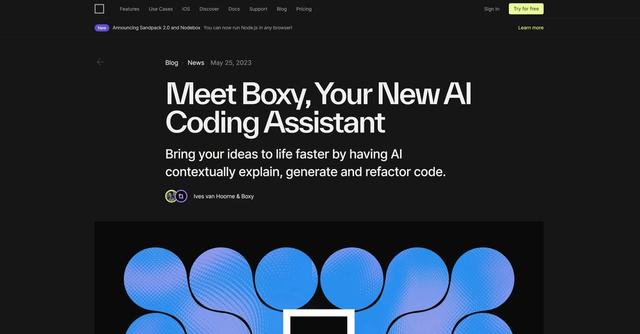 Boxy - Meet Boxy, Your New AI Coding Assistant