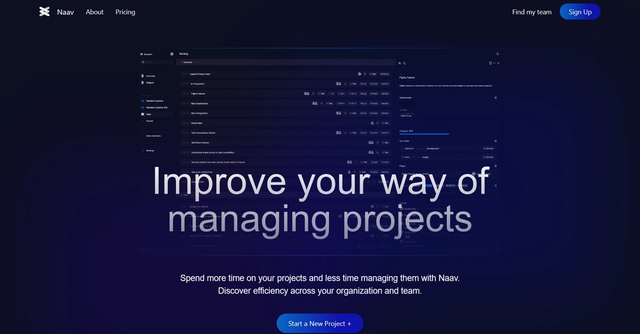 Naav - Manage your projects easily, with the help of AI.