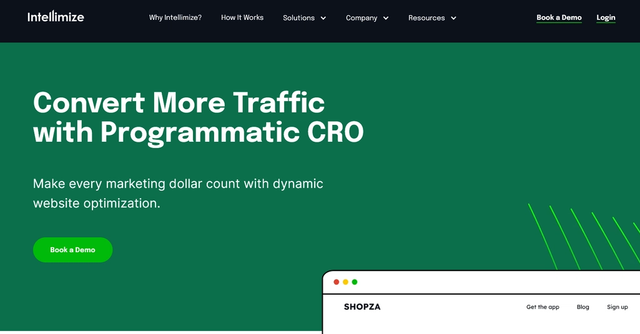 Intellimize - Programmatic CRO and Personalization Platform
