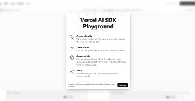 SDK Vercel - The AI Playground by Vercel is an online platform that allows users to build AI-powered applications using the latest AI language models.