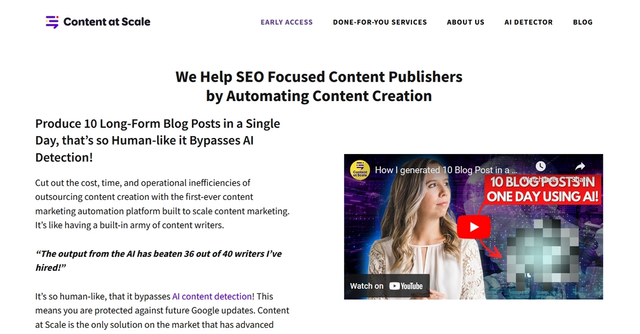 Content At Scale - Automating Content Creation