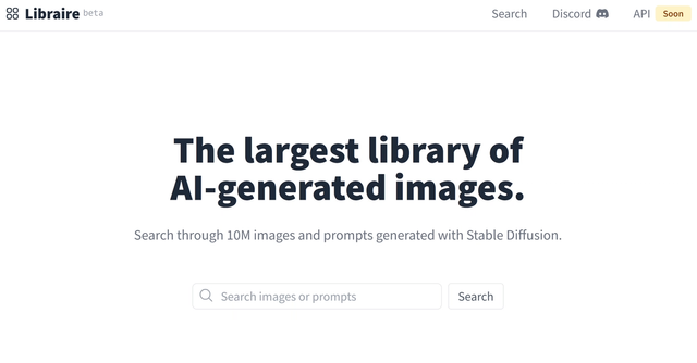 Libraire - 10M AI-generated images & prompts for searchable library.