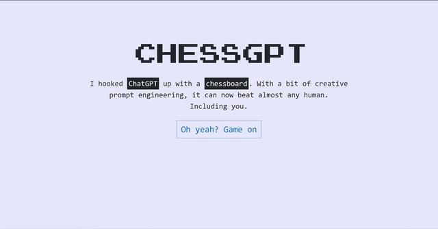 ChessGPT - Boosted chess game using interactive chatbot.