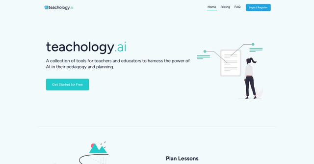 Teachology.ai - Easily create dynamic and engaging AI Lesson Plans and Assessments in minutes, harness AI in your pedagogy.