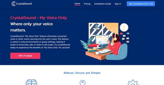 CrystalSound - Noise Cancellation using AI