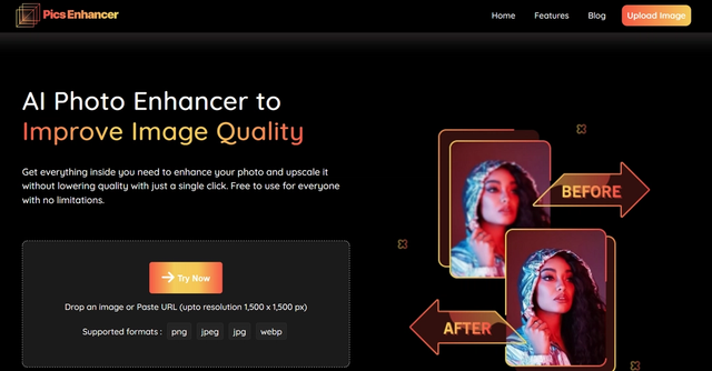 Pics Enhancer - Automatically enhance your photos using AI