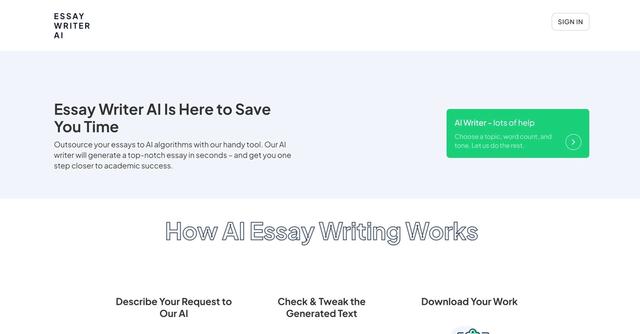 AI Essay Writer - Essay Writer AI Is Here to Save You Time
