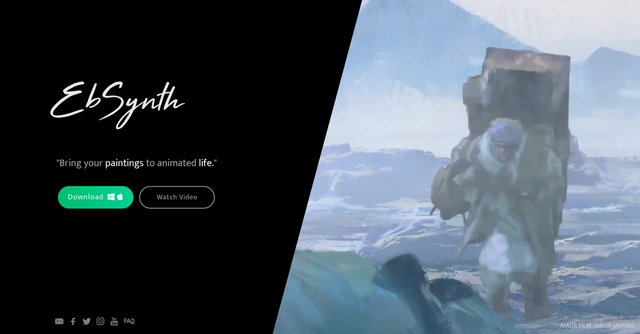 Ebsynth - Transform Video by Painting Over a Single Frame