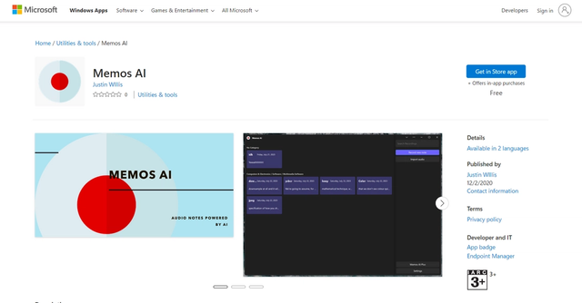 Memos AI - Memos AI is a note-taking tool that offers highly accurate transcriptions for recording lectures and capturing important points.