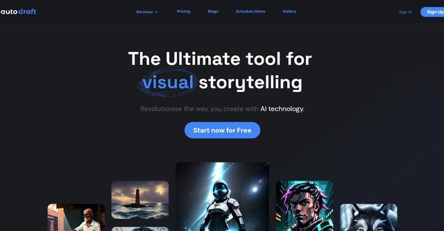 Autodraft - Generated visual storytelling.