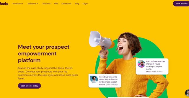 Deeto - Deeto: Streamline Your Client Reference Management