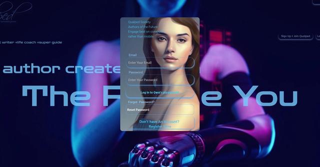 Qwai AI - our ghostwriter robo-servant for creating a life blueprint Manuscript and publishing simsbooks on the Qualped Library.