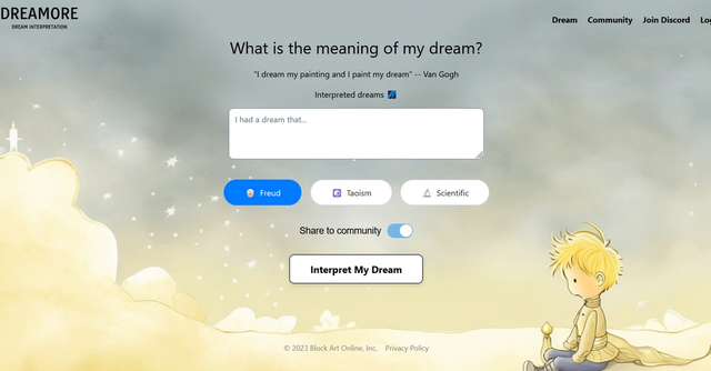 Dreamore - Dreamore is an AI-powered app for dream interpretation.