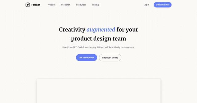 Fermat - Fermat is an AI-powered platform that empowers users to unleash their creativity and collaborate with others to bring their ideas to life.