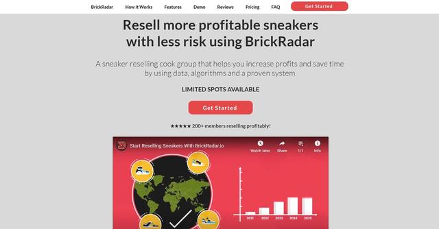 BrickRadar - Increase sneaker reselling profits.