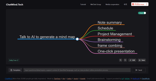 ChatMind - Generate and edit mind maps in conversation with AI