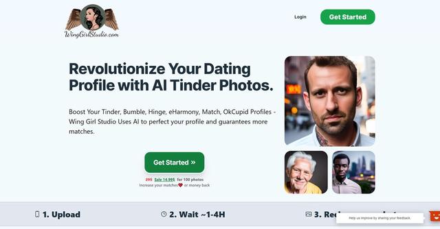 Wing Girl - Revolutionize Your Dating Profile with AI Tinder Photos.