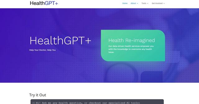 HealthGPT - Personalized healthcare & advice platform.