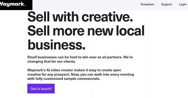Waymark - Create custom video commercials quickly with Waymark's AI video creator.