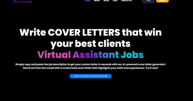 UpworkCoverLetter - Create Custom cover letters that match Upwork Job Descriptions