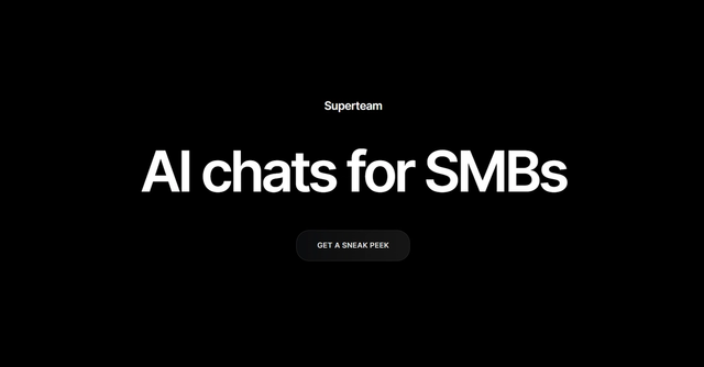 SuperTeam - AI chats for SMBs