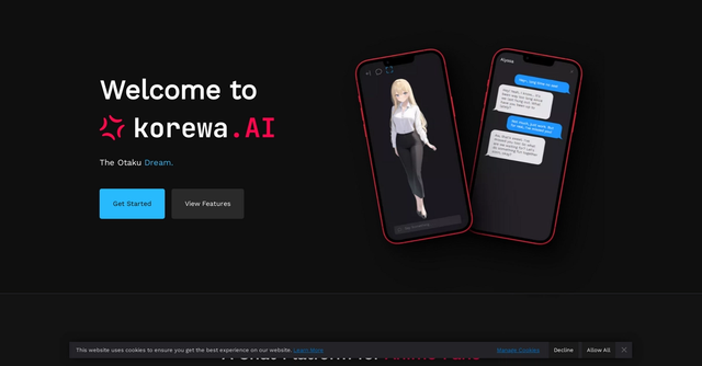 Korewa AI - An AI chat platform designed for *cultured* weeaboos.