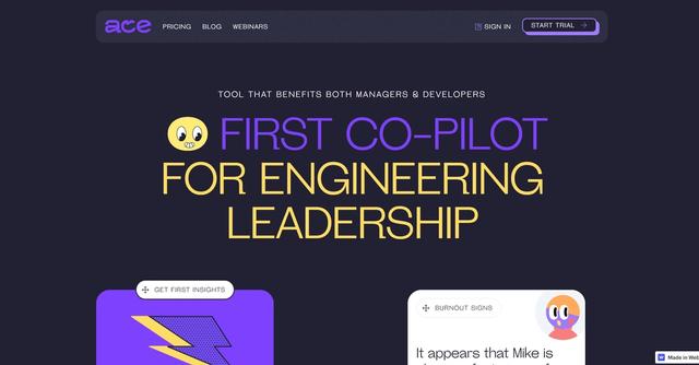 Ace - Developed engineering leadership growth solution.